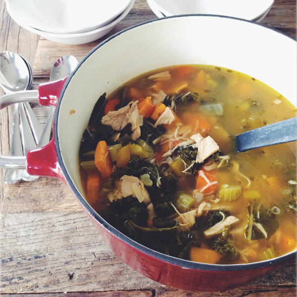 Chicken and Kale Soup - Stacey Deering