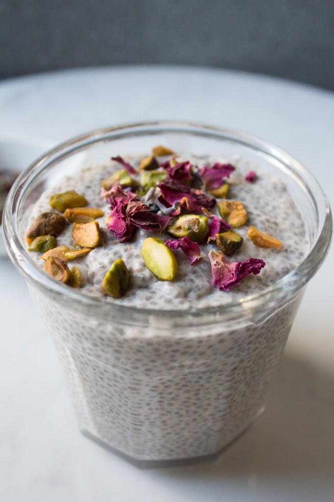 Lavender & Rose Chia Pudding - Stacey Deering
